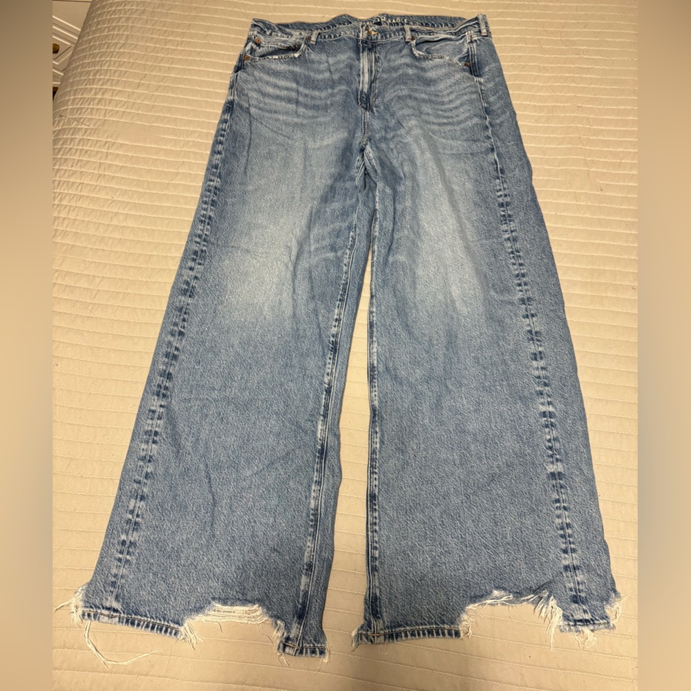 American Eagle Outfitters Blue Straight Leg Jeans